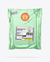 Metallic Postage Bag Mockup