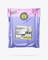Metallic Postage Bag Mockup