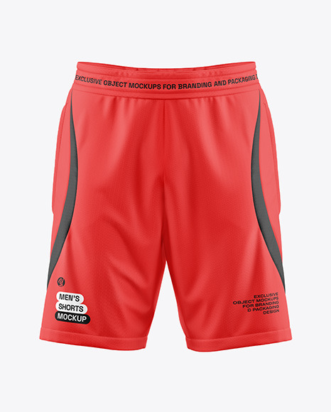 Football Shorts Mockup - Front View