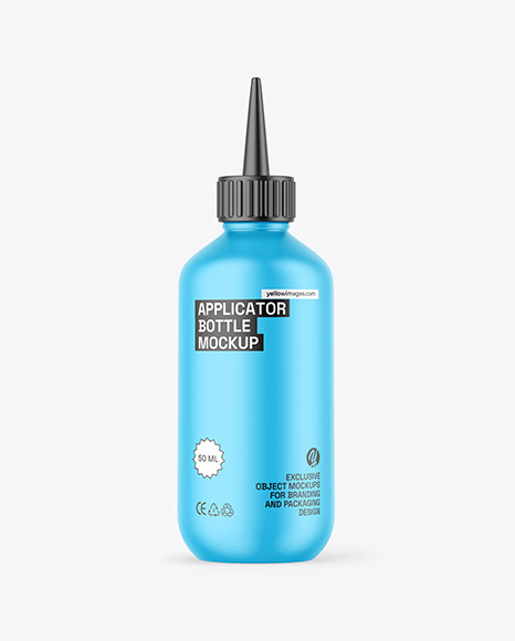 Matte Applicator Bottle Mockup
