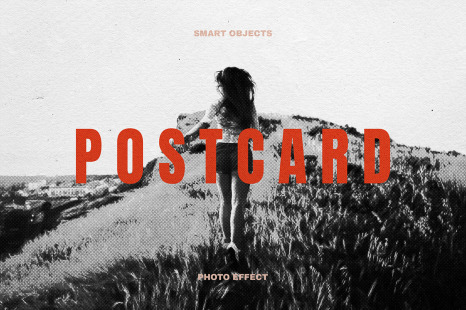 Vintage Postcard Photo Effect