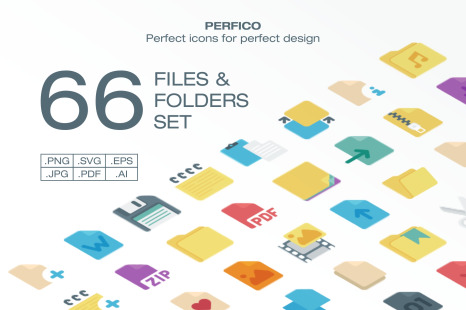 Perfico: Files &amp; Folders icon set