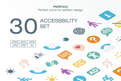 Perfico: Accessbility icon set