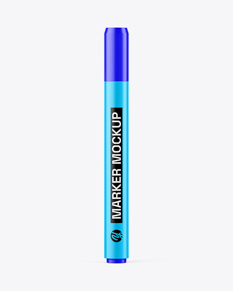 Matte Permanent Marker Mockup