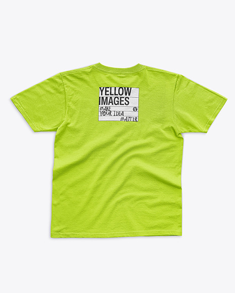 T-Shirt with Round Neck Mockup