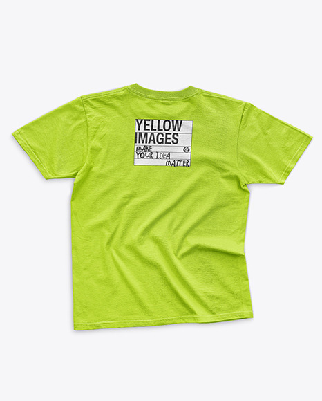 T-Shirt with Round Neck Mockup