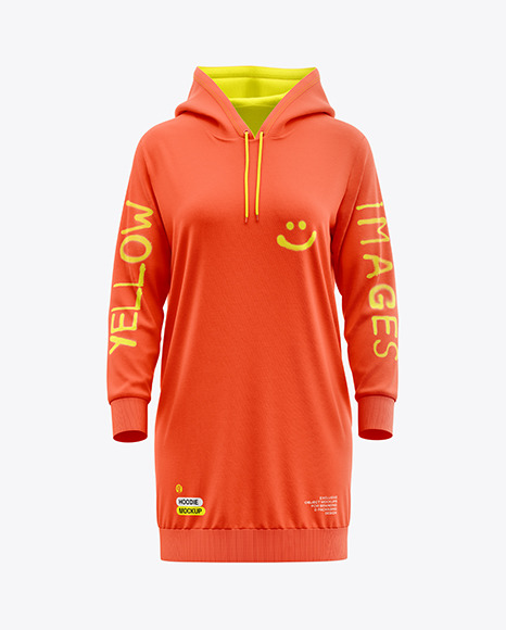 Hoodie Dress Mockup