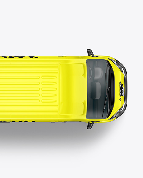 Panel Van Mockup - Top View