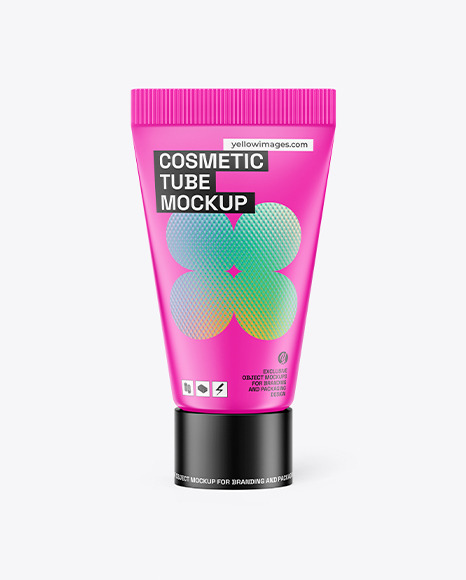 Matte Cosmetic Tube Mockup