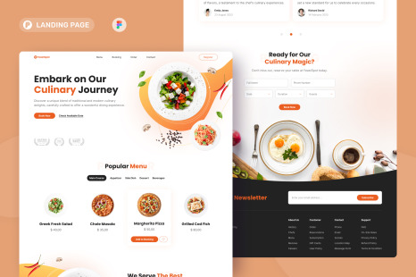 FeastSpot - Restaurant Landing Page