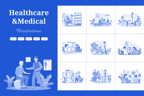 M716_Healthcare &amp; Medical Illustration_Part 02
