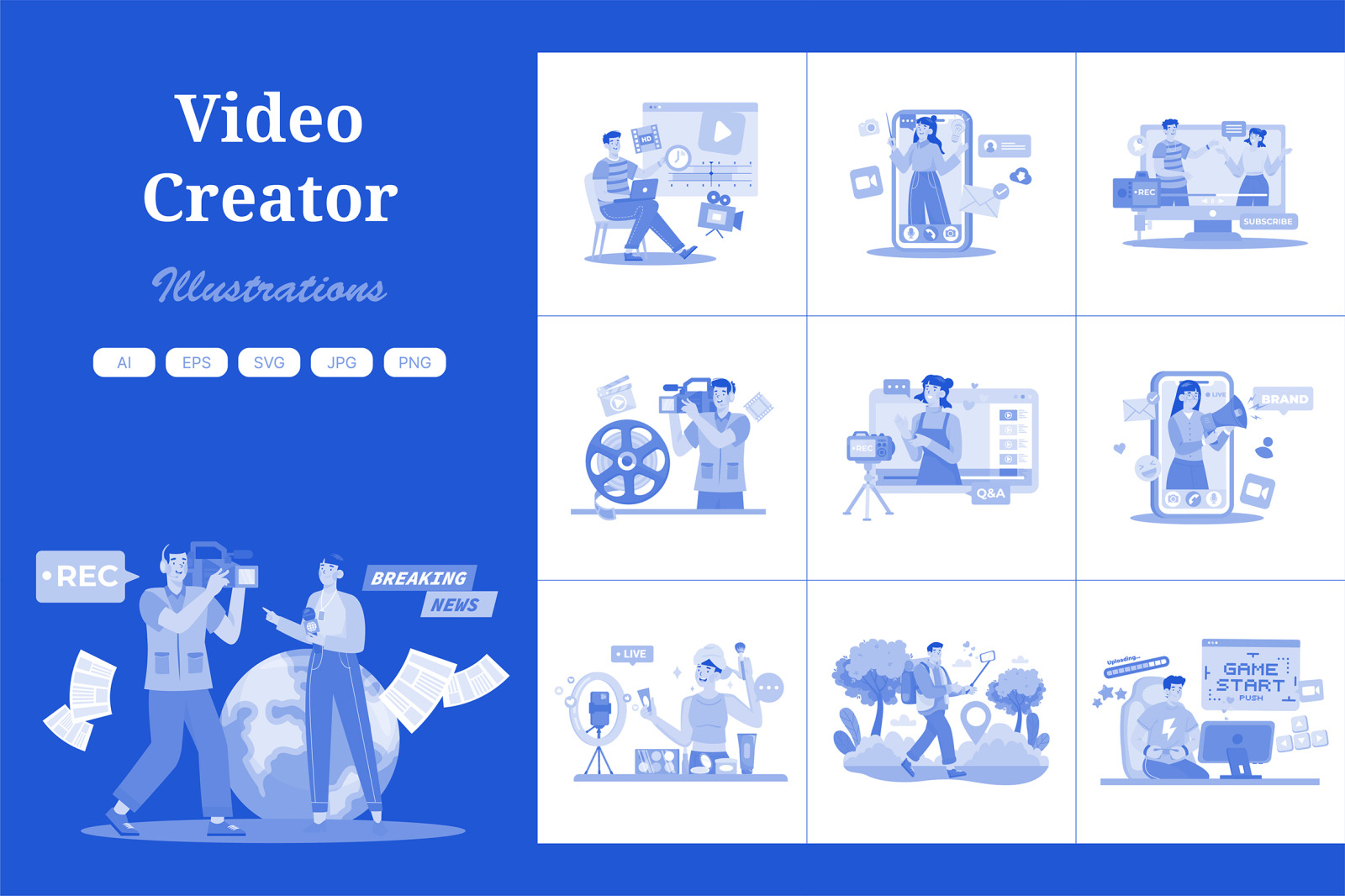 M714_Video Creator Illustration_Part 01 M714_Video Creator Illustration_Part 01