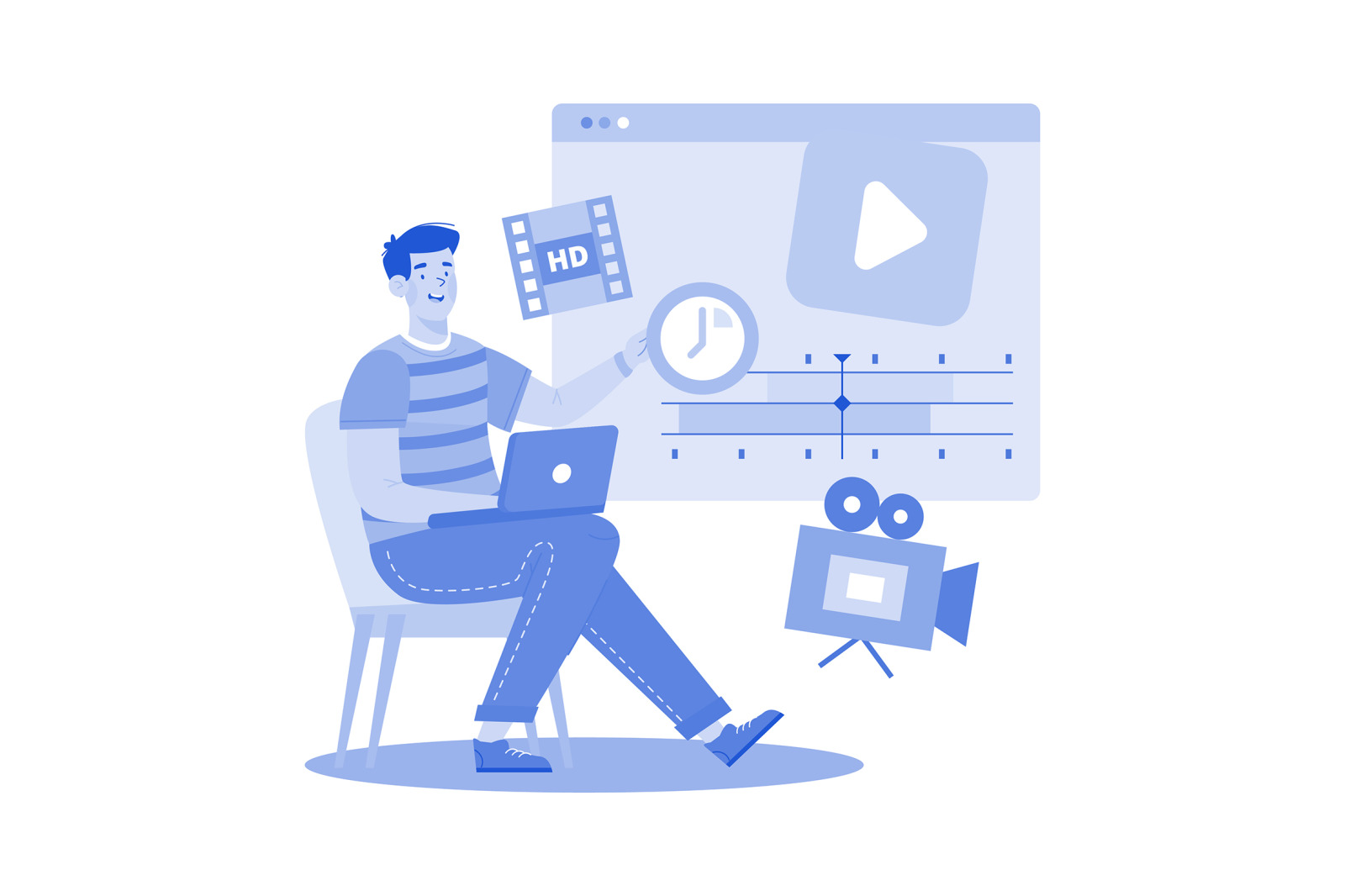 M714_Video Creator Illustration_Part 01 M714_Video Creator Illustration_Part 01