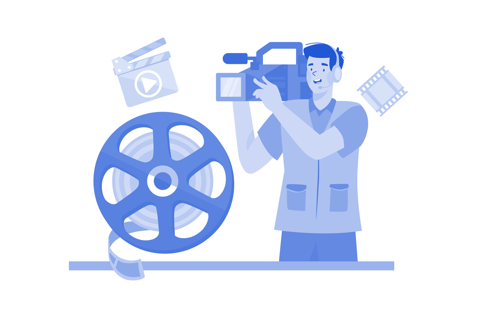 M714_Video Creator Illustration_Part 01 M714_Video Creator Illustration_Part 01