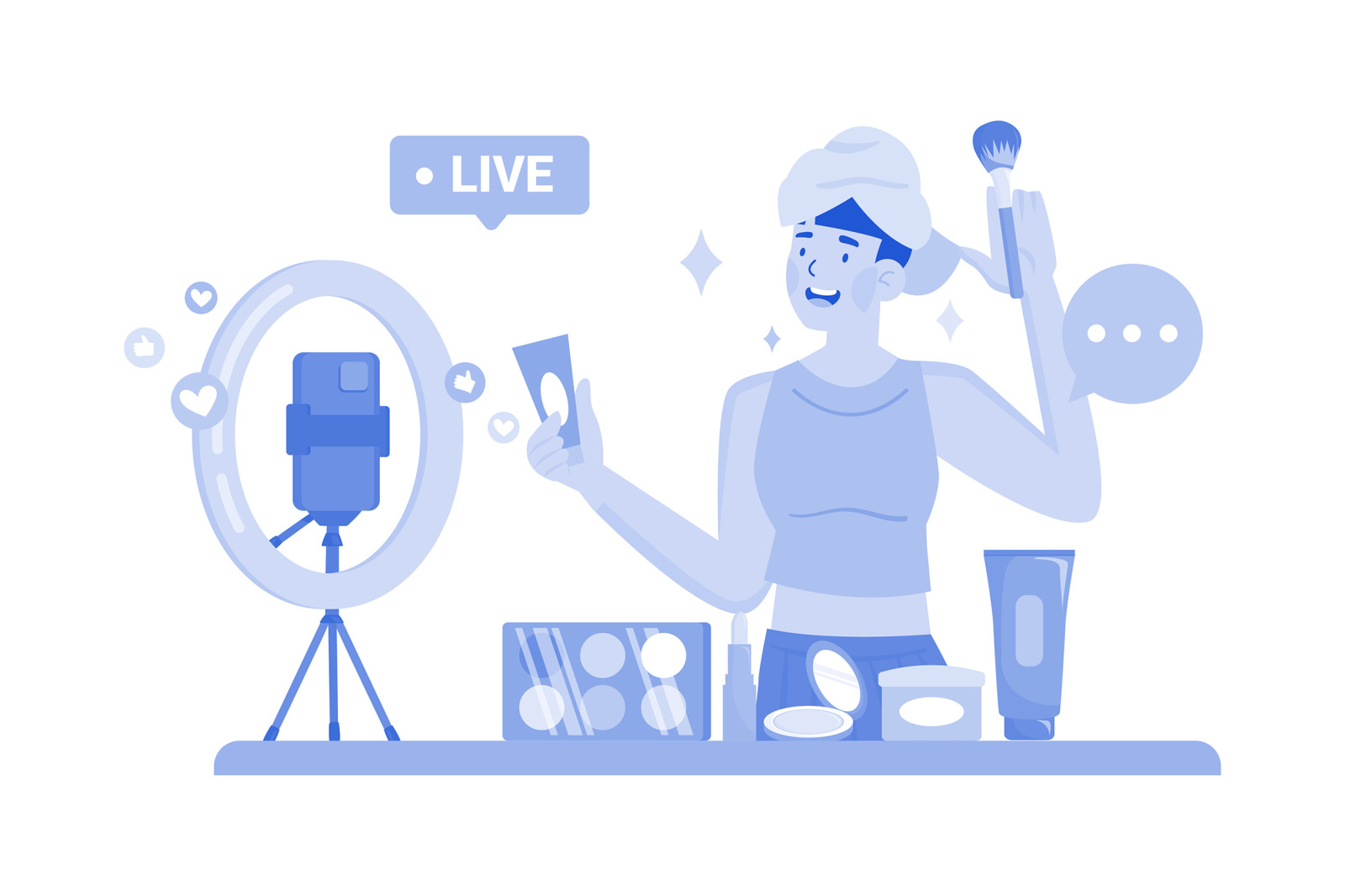 M714_Video Creator Illustration_Part 01 M714_Video Creator Illustration_Part 01