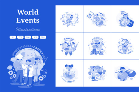 M706_World Events Illustration Pack
