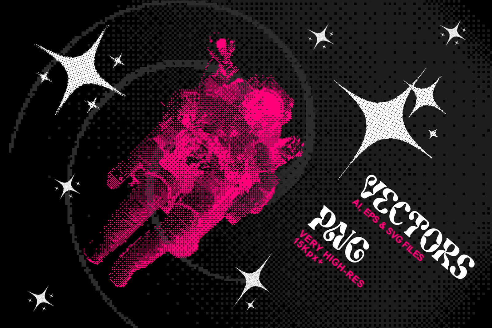 130 Dither Bitmap Vector & PNG Set 130 Dither Bitmap Vector & PNG Set
