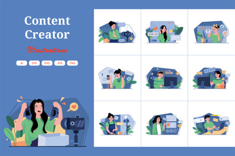 M521_Content Creator Illustration Pack