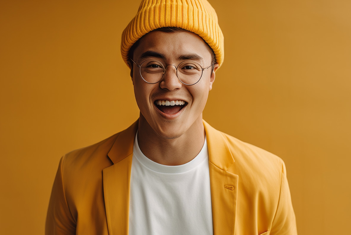 People with a bright personality on Yellow Images Creative Store