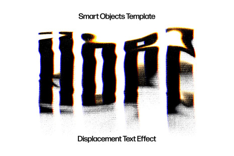 Liquid Glitch Text Effect