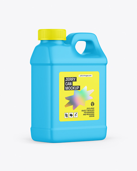 Plastic Jerry Can Mockup