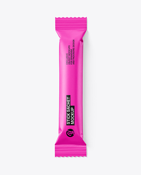 Matte Stick Sachet Mockup