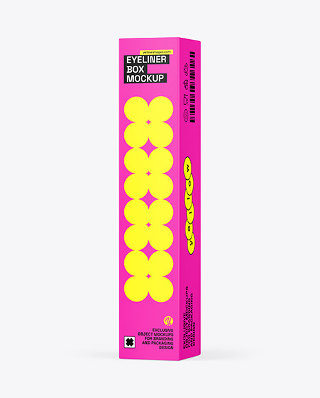 Matte Eyeliner Box Mockup