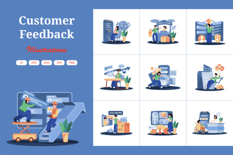 M730_Customer Feedback Illustration Pack 1