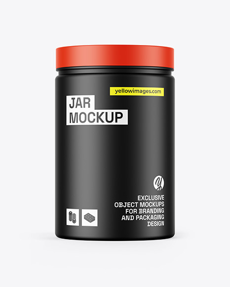 Matte Jar Mockup