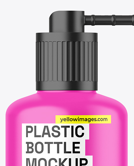 Matte Spray Bottle Mockup - Free Download Images High Quality PNG, JPG