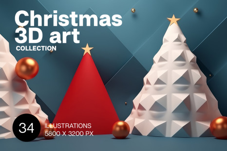 Christmas 3D art