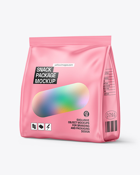 Matte Stand-Up Bag Mockup