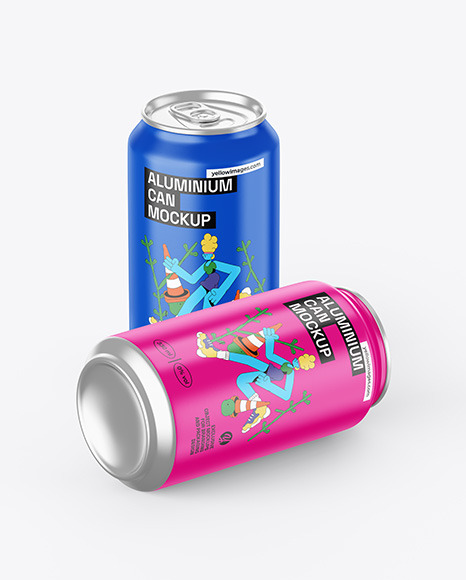 330ml Cans Mockup