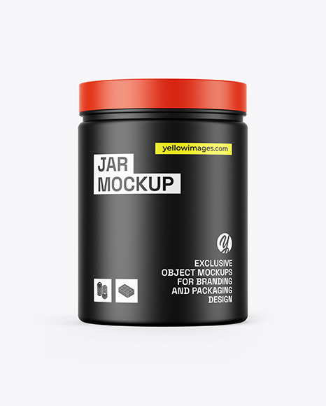 Matte Jar Mockup