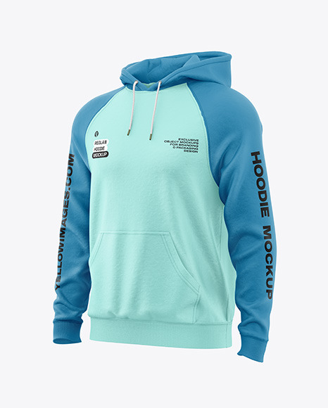 Hoodie Mockup - Half Side View