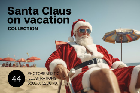 Santa Claus on vacation
