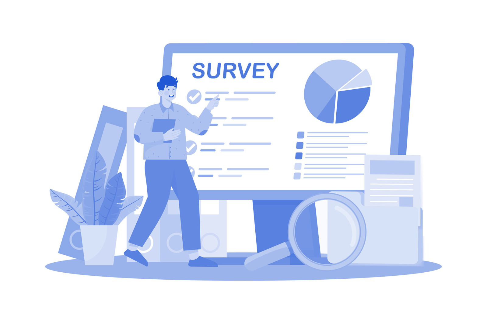 M739_Online Survey Illustration Pack 1 M739_Online Survey Illustration Pack 1