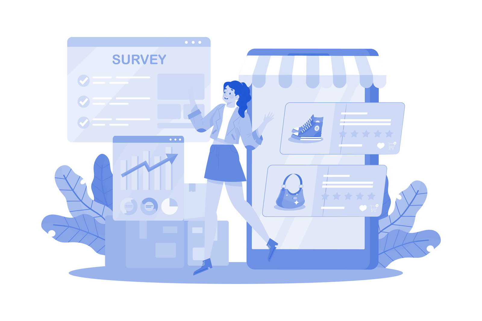 M739_Online Survey Illustration Pack 1 M739_Online Survey Illustration Pack 1