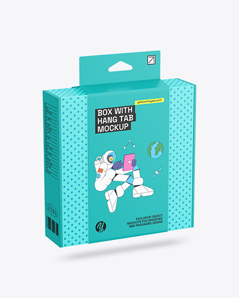 Box With Hang Tab Mockup