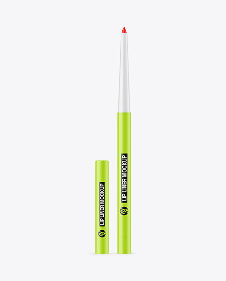 Glossy Lip Liner Mockup