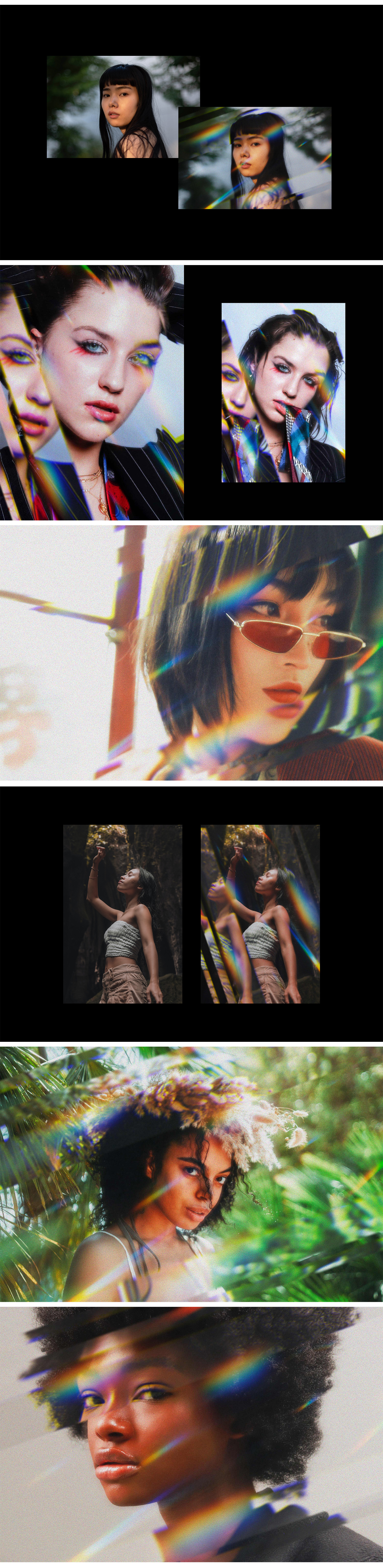 Prismatic Chrome Lens Photo Effect Prismatic Chrome Lens Photo Effect