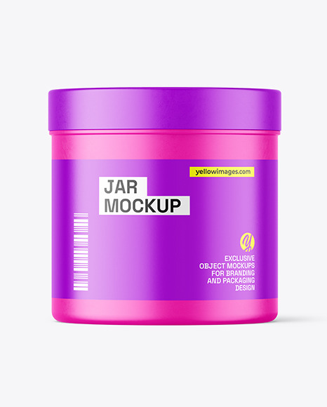 Matte Jar Mockup