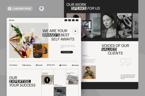 ArtNest - Creative Studio Landing Page