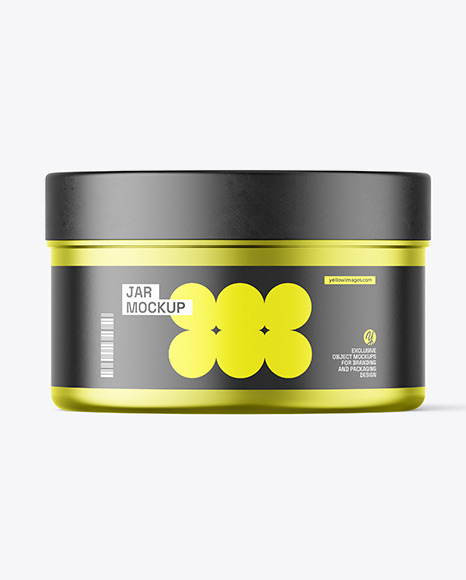 Metallic Jar Mockup
