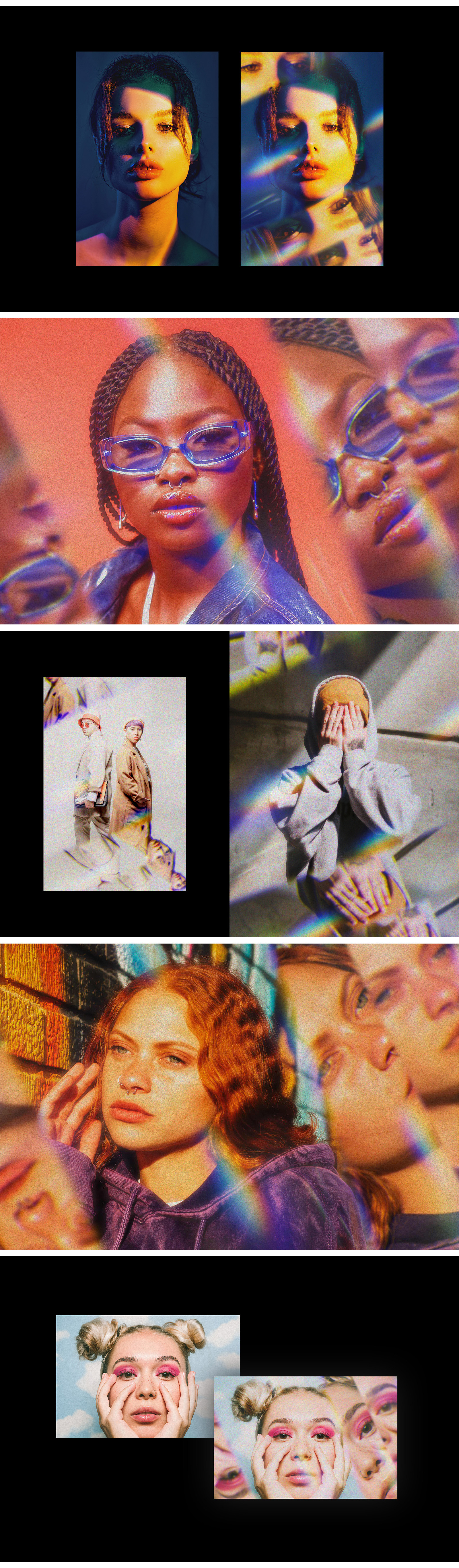 Prismatic Distortion Photo Effect Prismatic Distortion Photo Effect