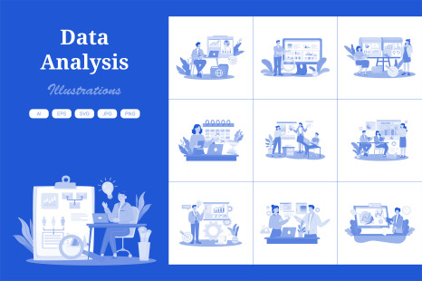 M695_Data Analysis Illustration Pack