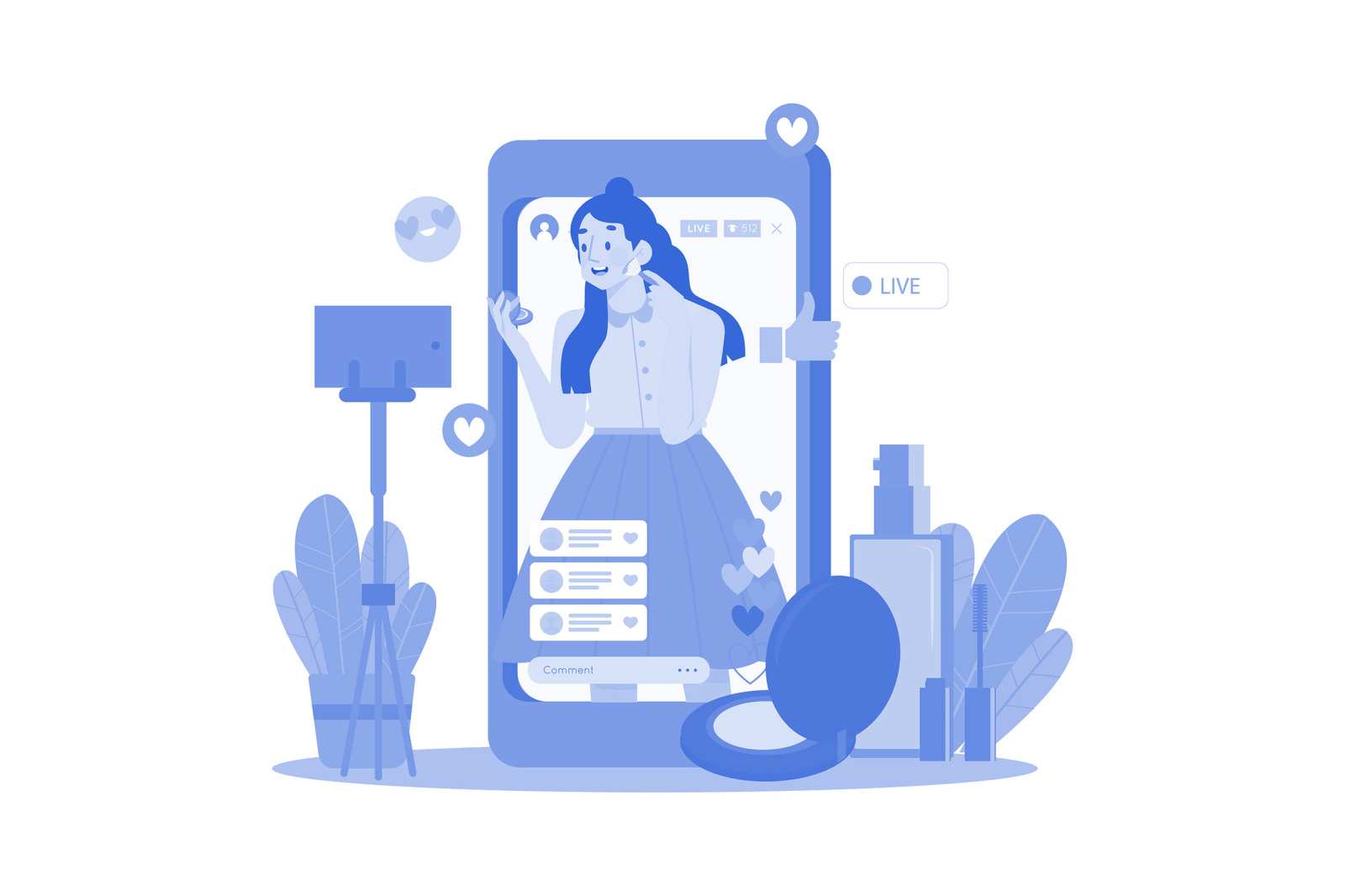 M698_Video Streaming Illustration Pack 1 M698_Video Streaming Illustration Pack 1