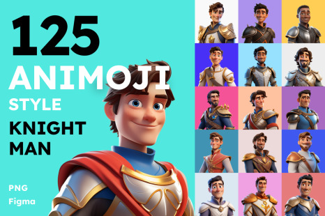 125 Animoji - Knight Man