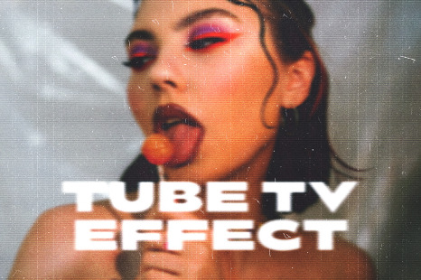 Old Tube TV Photo Effect