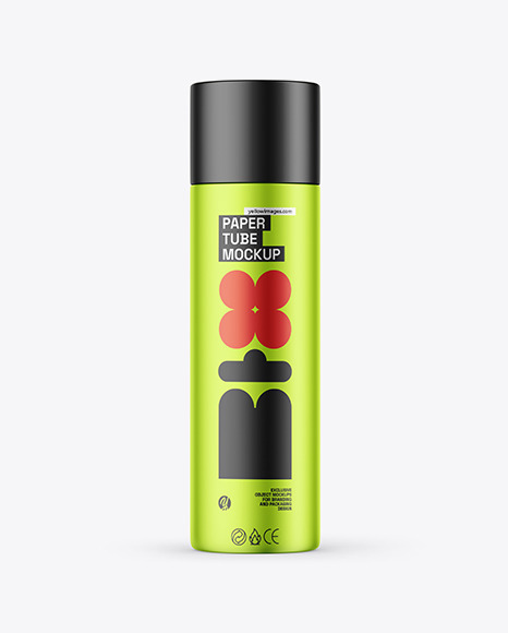 Metallized Paper Tube Mockup
